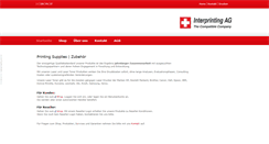 Desktop Screenshot of interprinting.ch